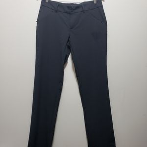 Lole Travel Pant Liesure Nylon Elastane Black Straight Leg  Women's Size 10